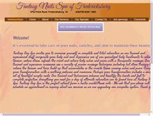 Tablet Screenshot of fantasynailspa.com